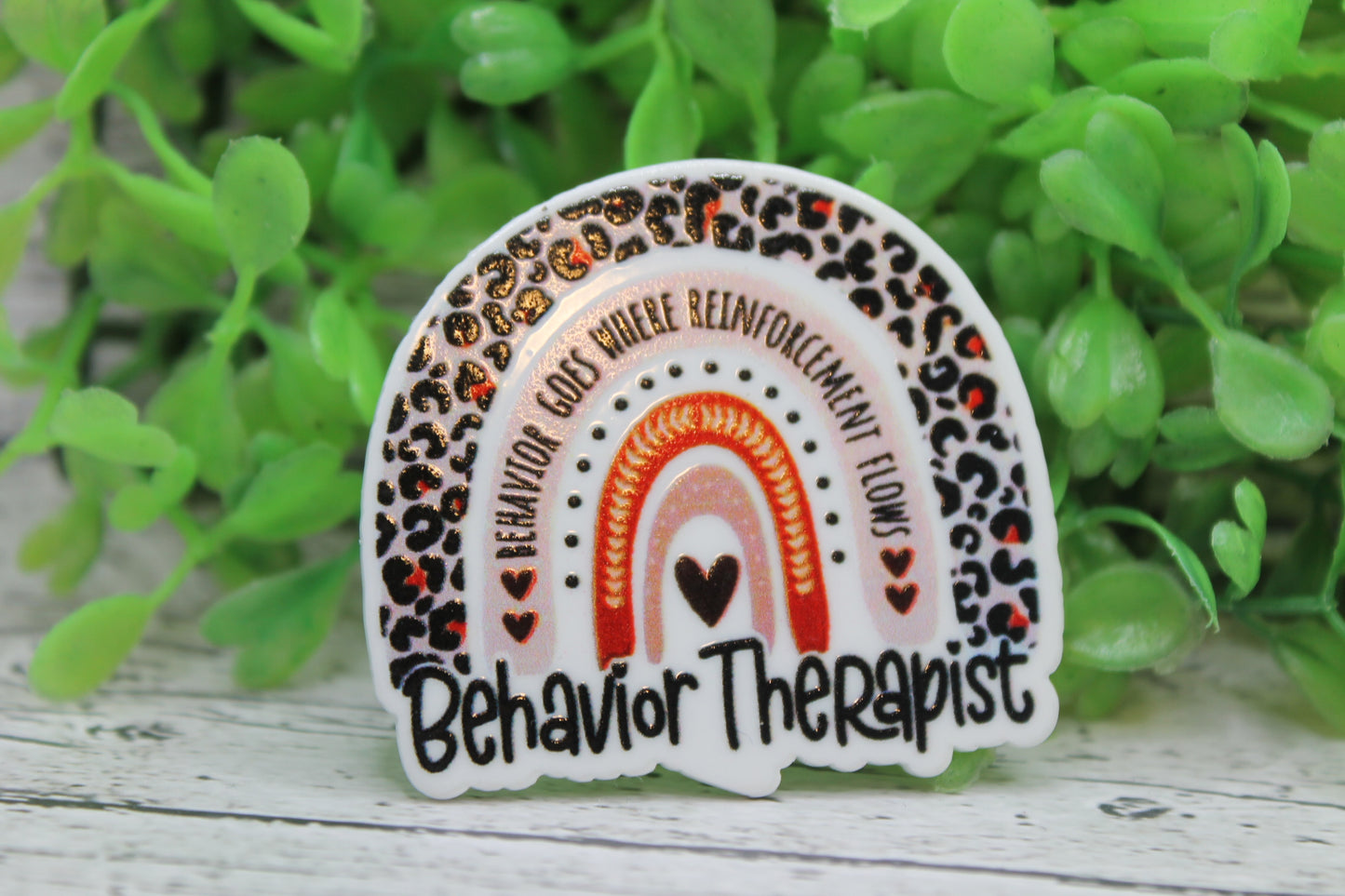 Behavior Therapist Rainbow Badge Reel