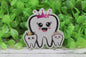 Tooth Trio Badge Reel
