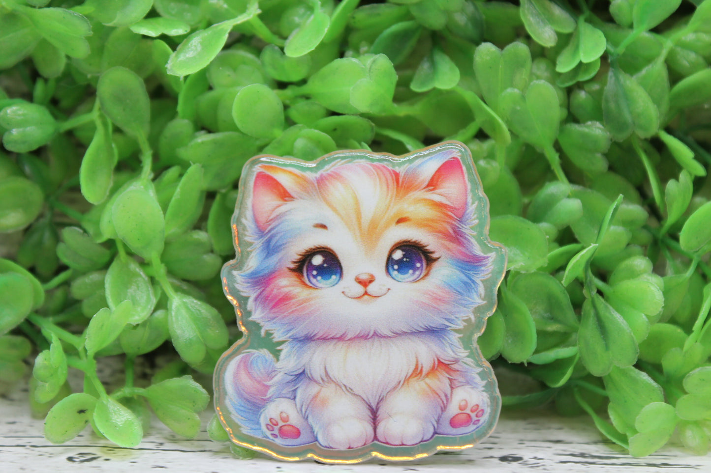 Cute Kitten Badge Reel