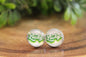 Lucky Retro St. Patrick's Day • Stud Earrings