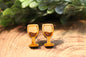 Wine Goblets Stud Earrings