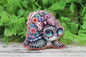 Floral Turtle with Bow Badge Reel
