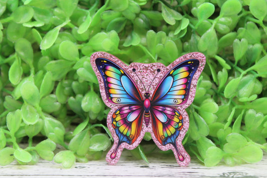 Colorful Butterfly Badge Reel