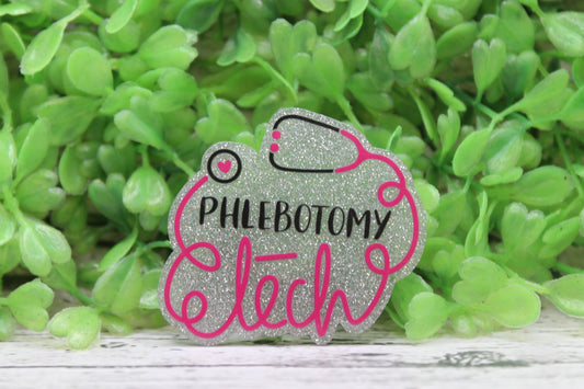 Phlebotomy Tech Badge Reel