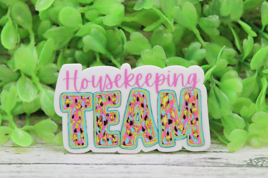 Housekeeping TEAM Badge Reel