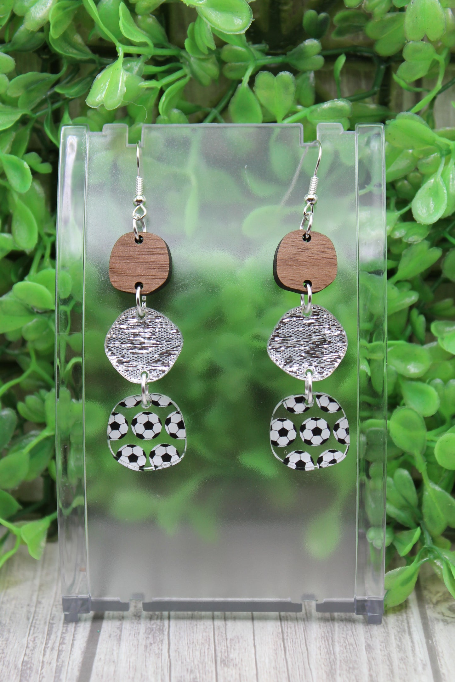 Soccer Trio Dangle Earrings