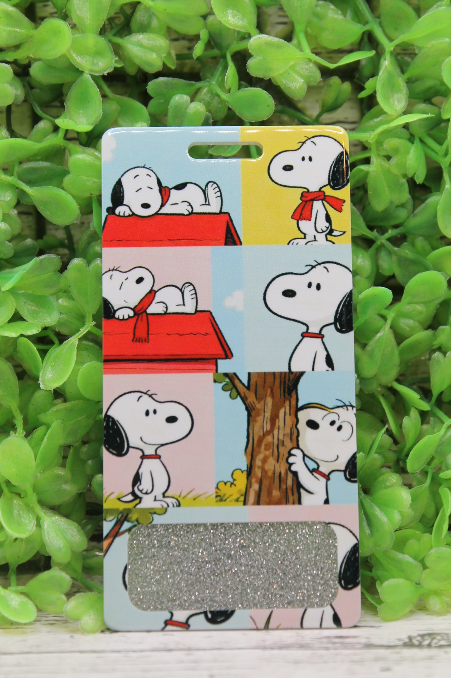 White Dog Badge Buddy - BLANK