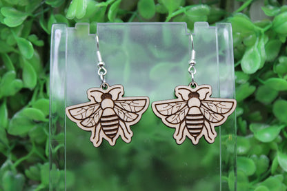 Honey Bees Dangle Earrings