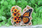 Butterfly with Sunflowers Badge Reel