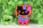 Neon Cat Badge Reel