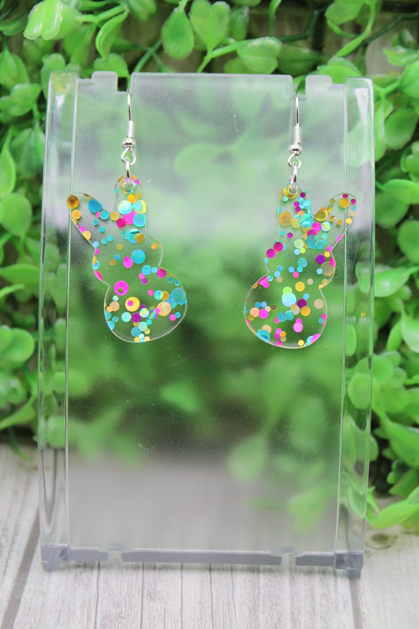 Party Dot Confetti Easter Peeps • Dangle Earrings