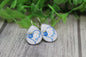 KC Royals French Lever Earrings