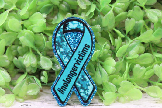 Domestic Violence and Abuse Awareness Ribbon Badge Reel