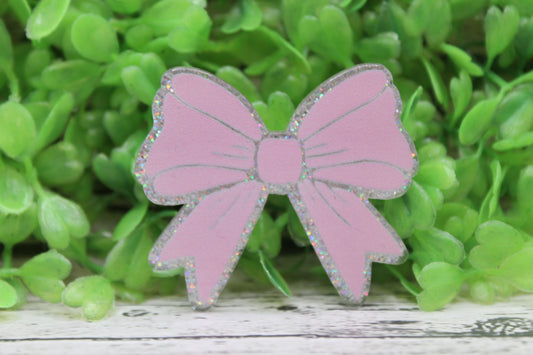 Light Pink Bow Badge Reel