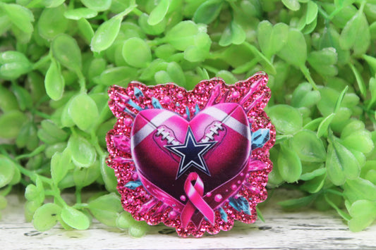 Dallas Cowboys Football Breast Cancer Awareness Badge Reel