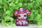 Pink Cowgirl Hat Cow Badge Reel