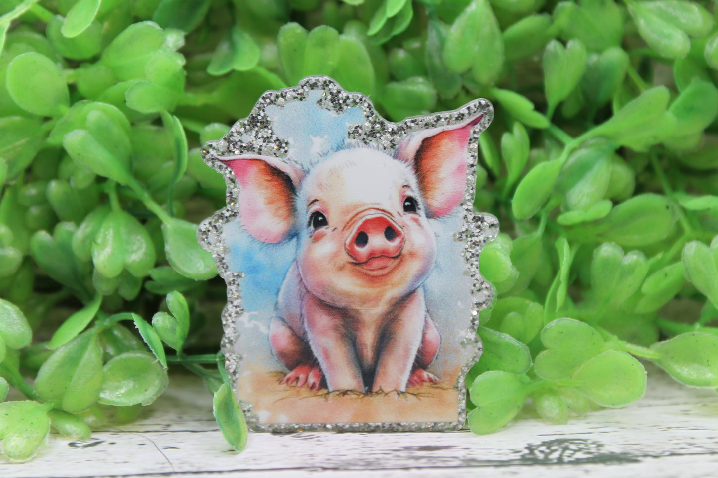 Pig Badge Reel