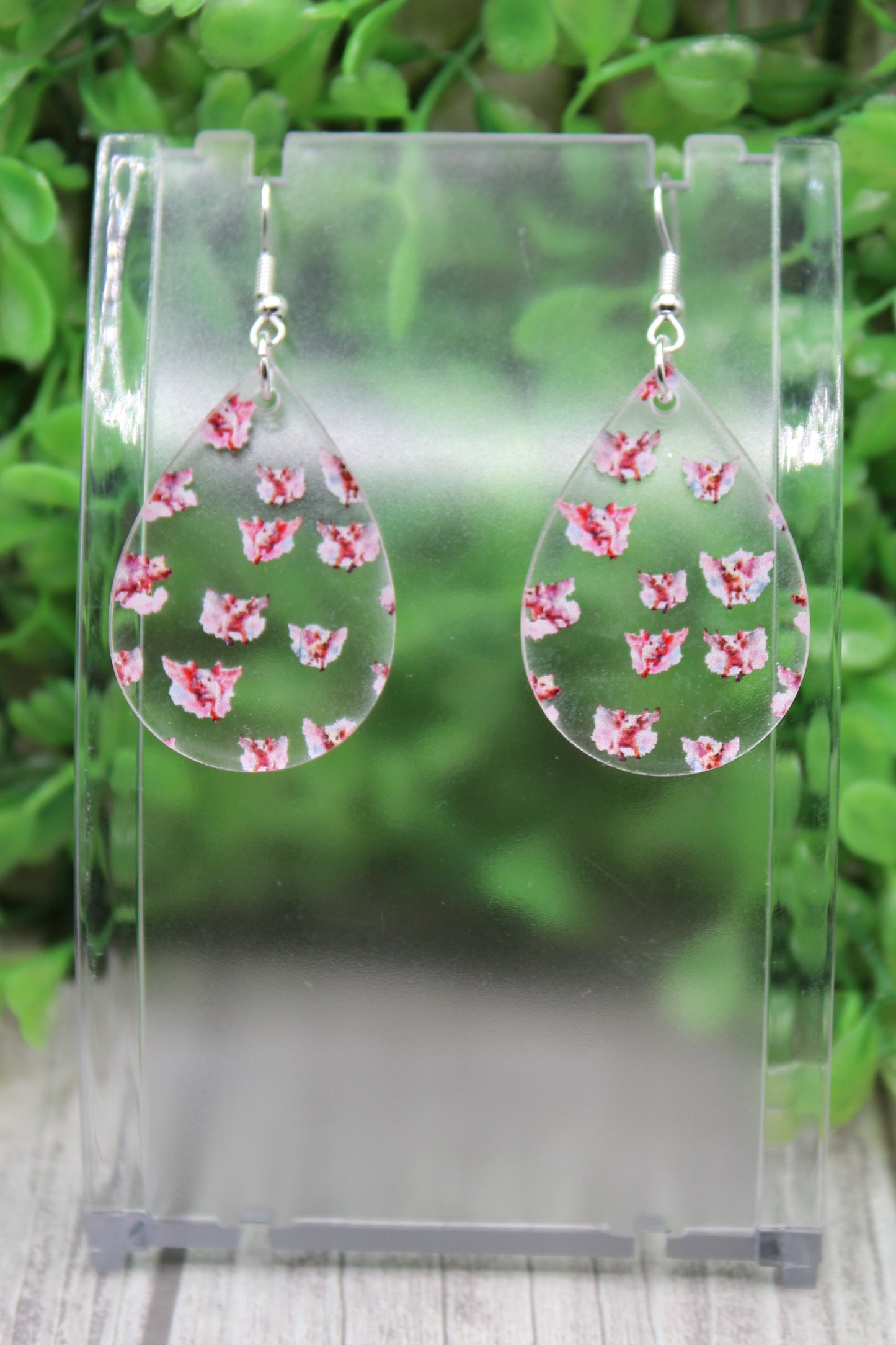 When Pigs Fly Teardrop Dangle Earrings