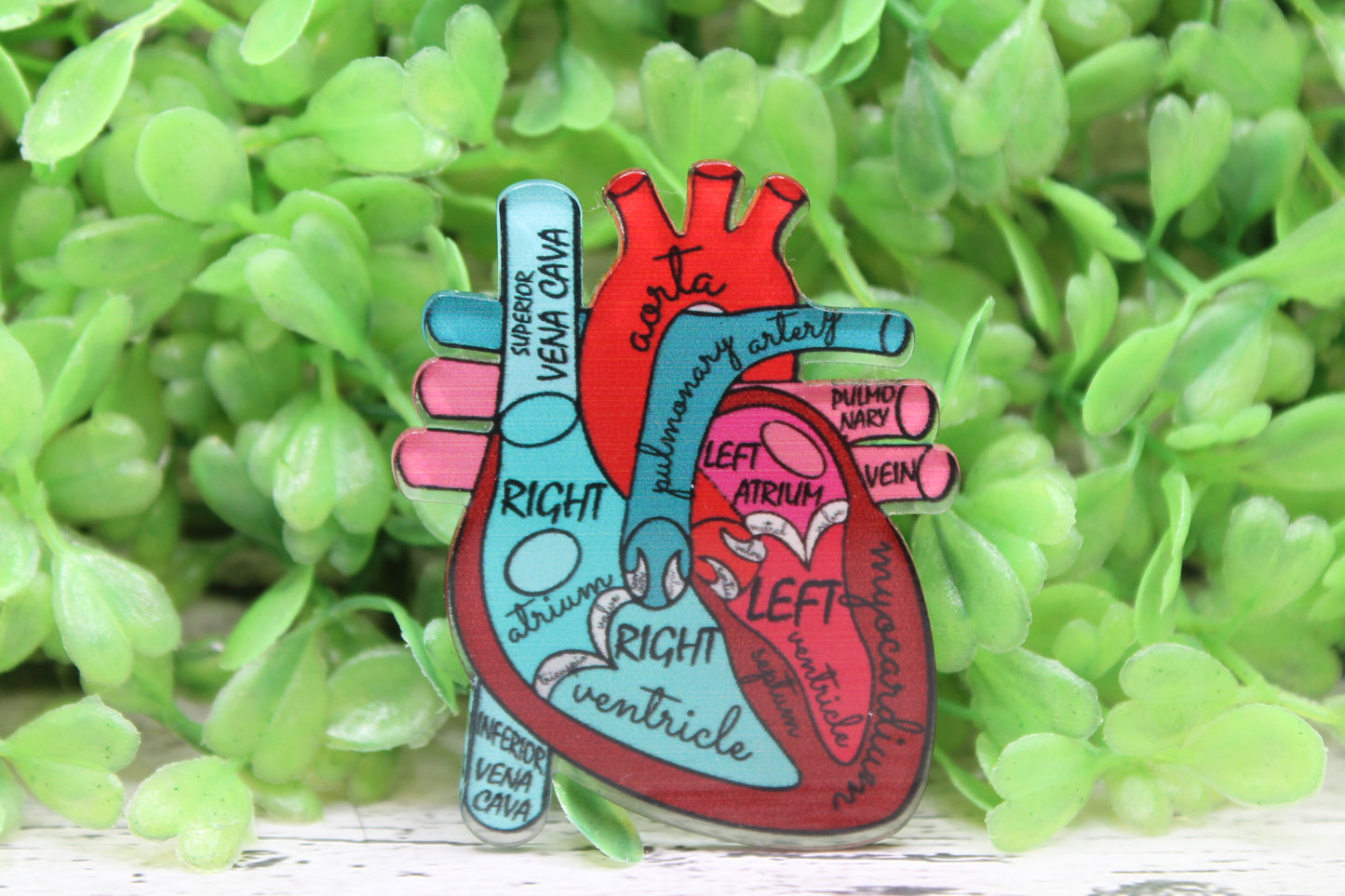 Heart Labeled Badge Reel