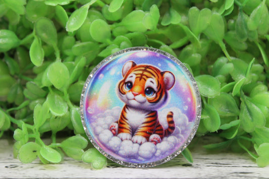 Cute Tiger LF Badge Reel