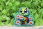 Turtle with Daisies Badge Reel