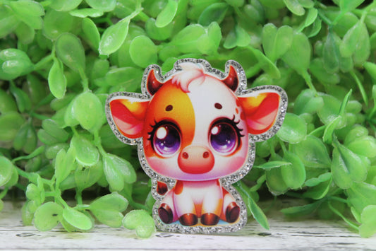 Big Eye Cow Badge Reel