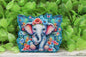 Floral Elephant Butterfly Badge Reel