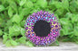 Colorful Leopard Sunflower Badge Reel