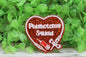 Phlebotomy Squad Red Glitter Heart Badge Reel