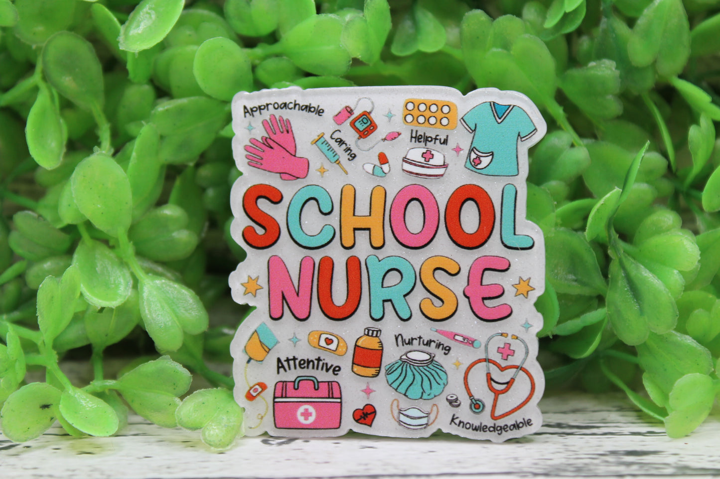 School Nurse Badge Reel