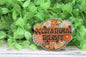 Occupational Therapy Retro Floral Badge Reel
