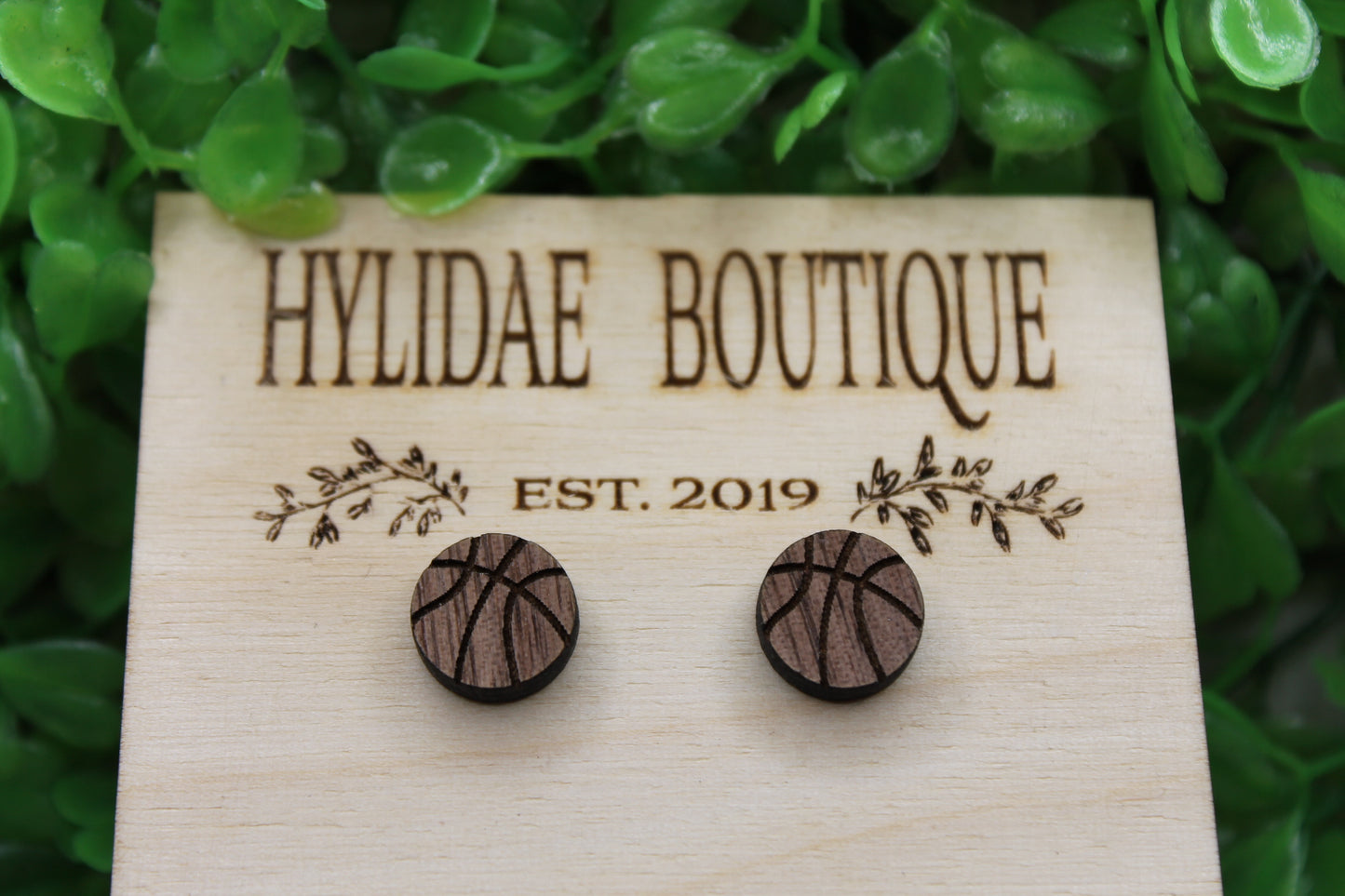 Basketball Stud Earrings