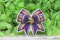 Minnesota Vikings Football Bow on White Badge Reel