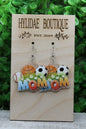 Sports MOM Dangle Earrings