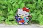 Autism Awareness Cat Badge Reel