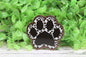 Leopard Paw Print Badge Reel