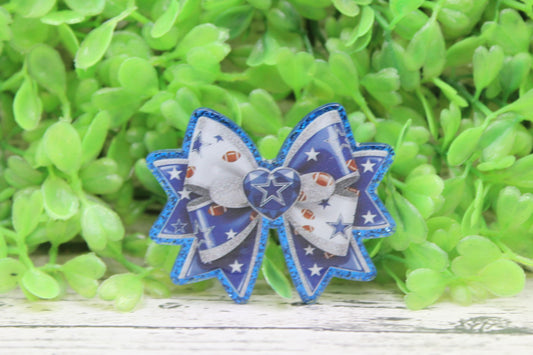 Dallas Cowboy Bow Badge Reel