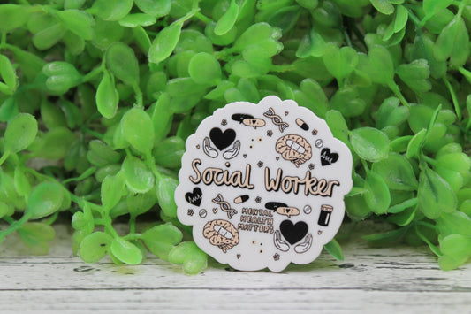 Social Worker Collage Badge Reel