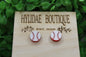 Baseball Stud Earrings