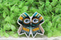 Packers Football Bow on White Badge Reel