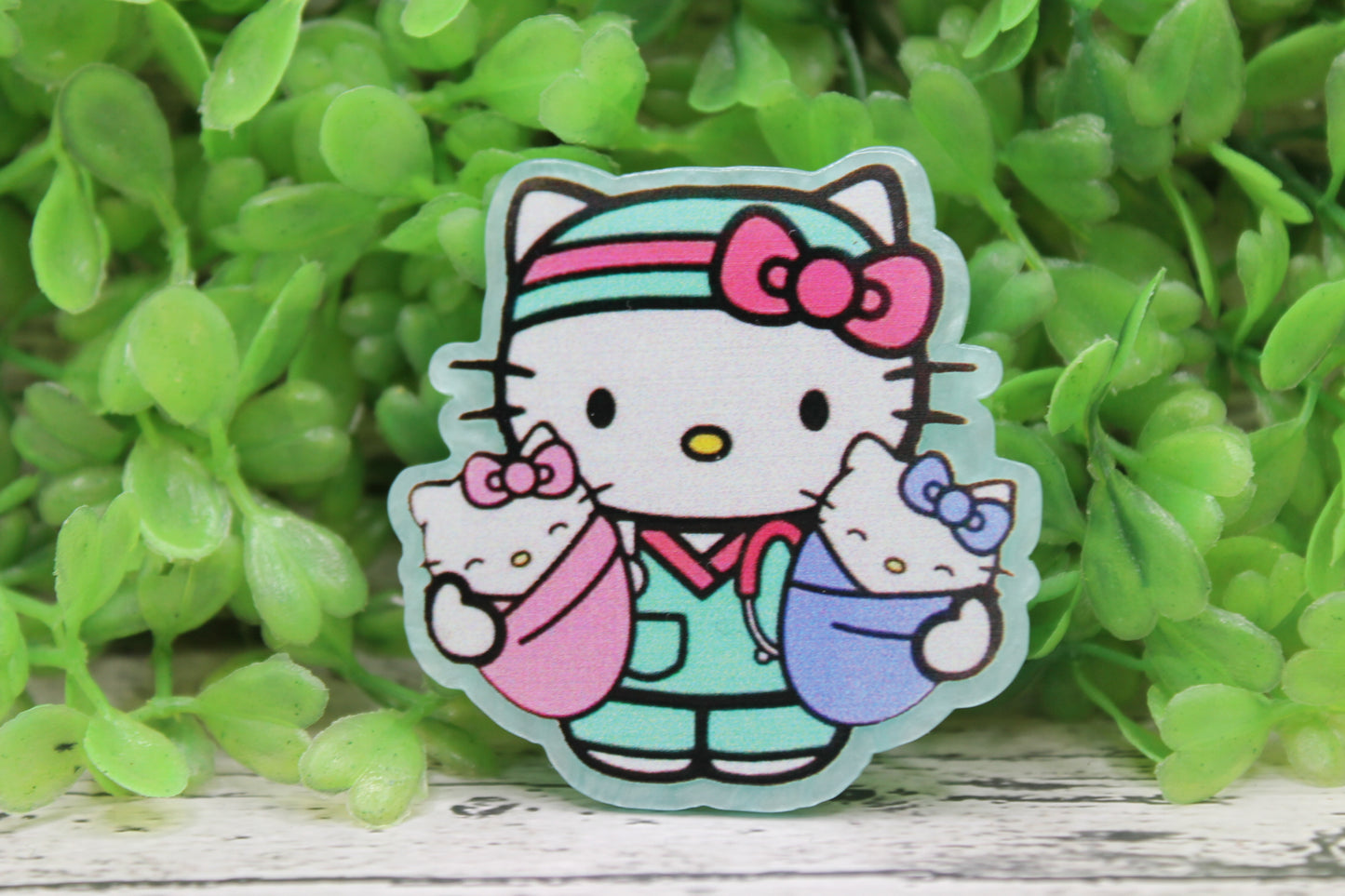 Nursey Cat Badge Reel