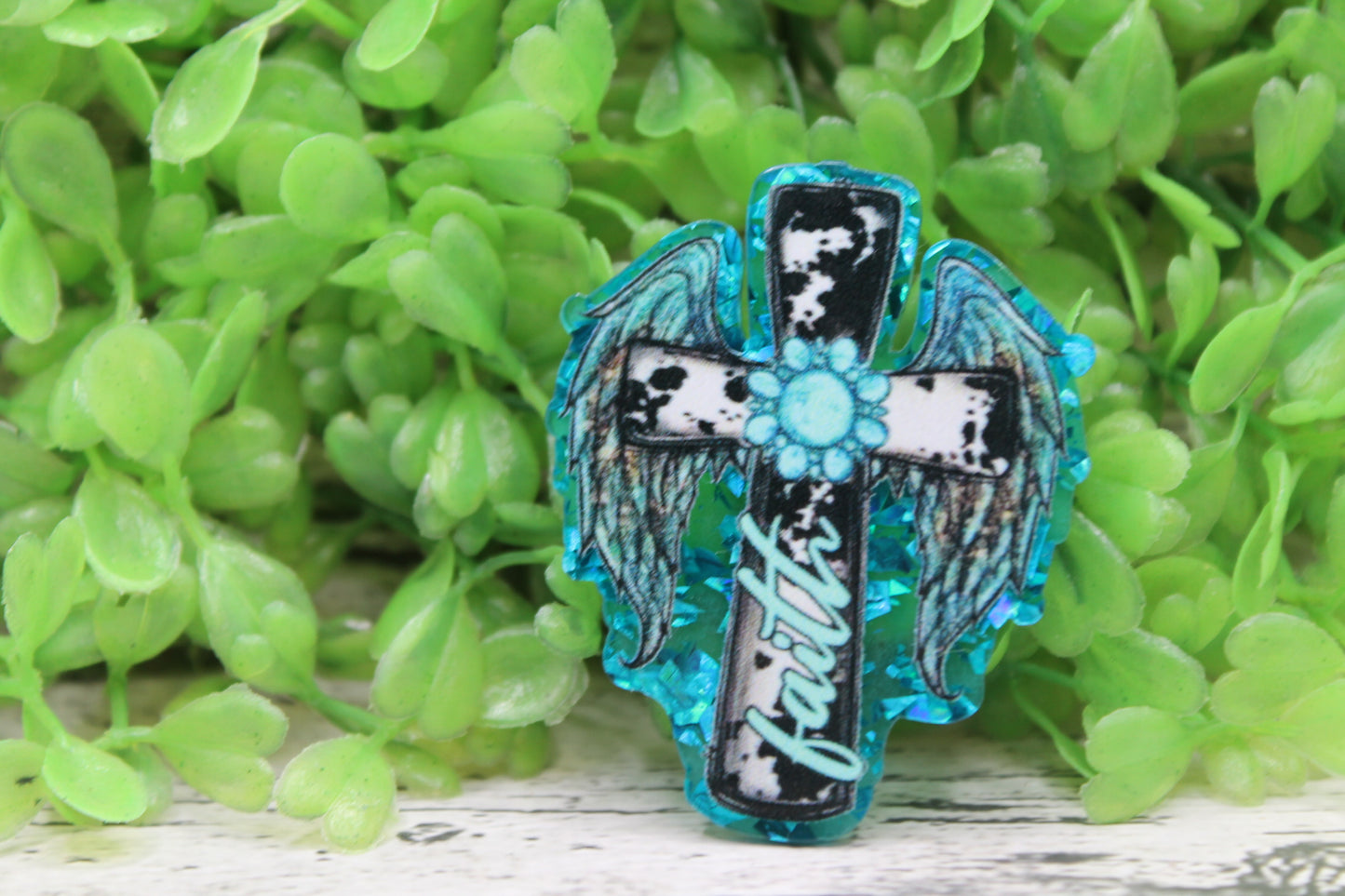 Faith Cross Badge Reel