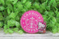 SB Coffee and Cat Pink Badge Reel