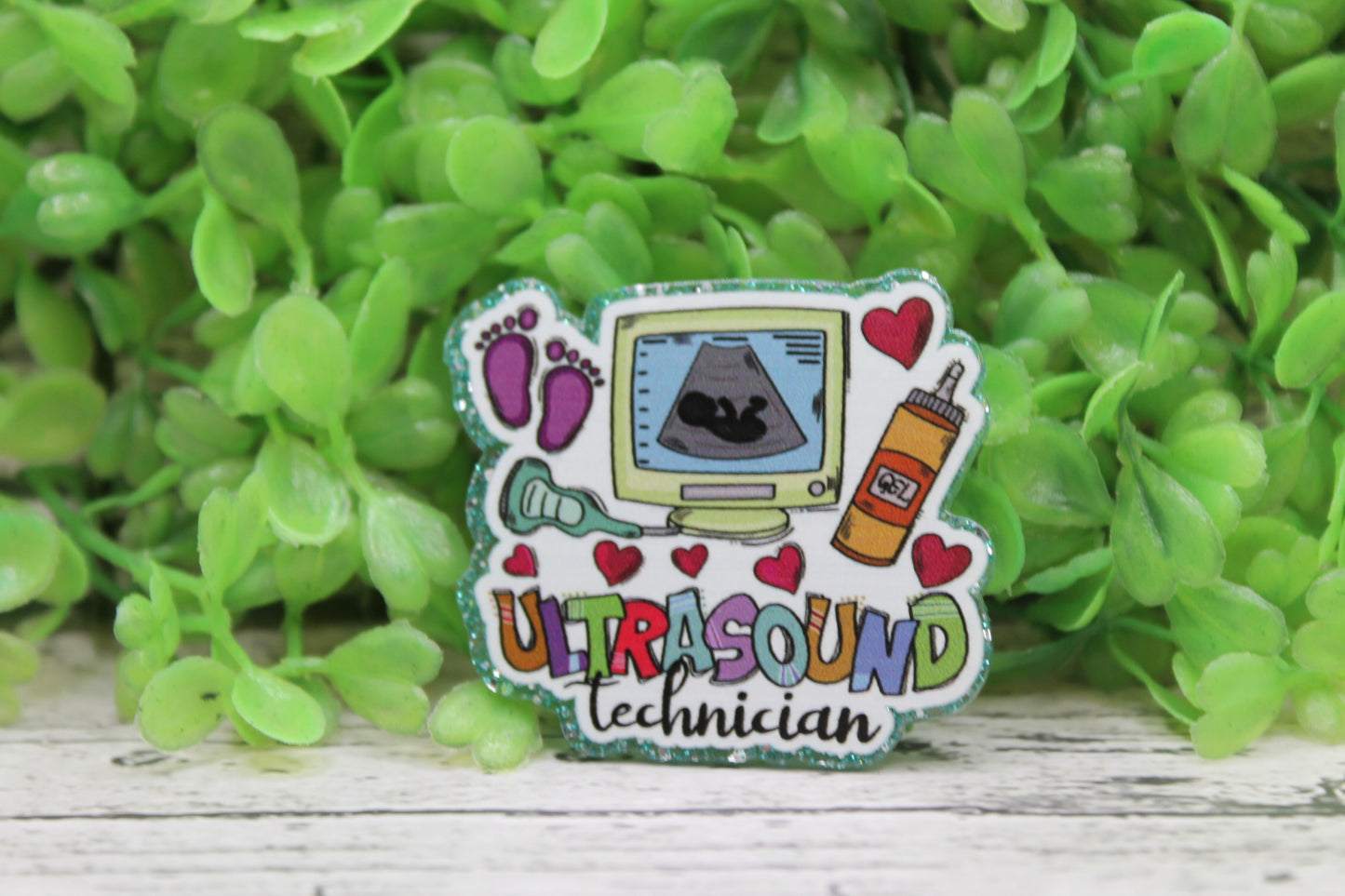 Ultrasound Technician Badge Reel