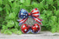 American Flag Cherries Badge Reel