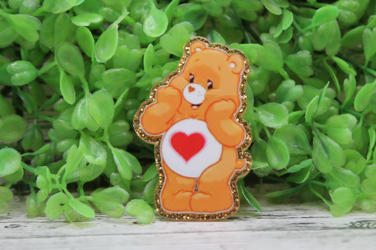 Orange Bear Badge Reel