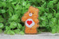 Orange Bear Badge Reel