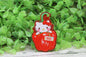 Red Pepper Cat Badge Reel