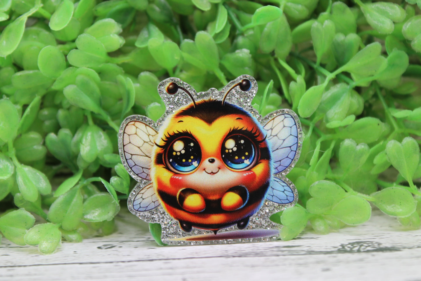 Cute Bumble Bee Badge Reel
