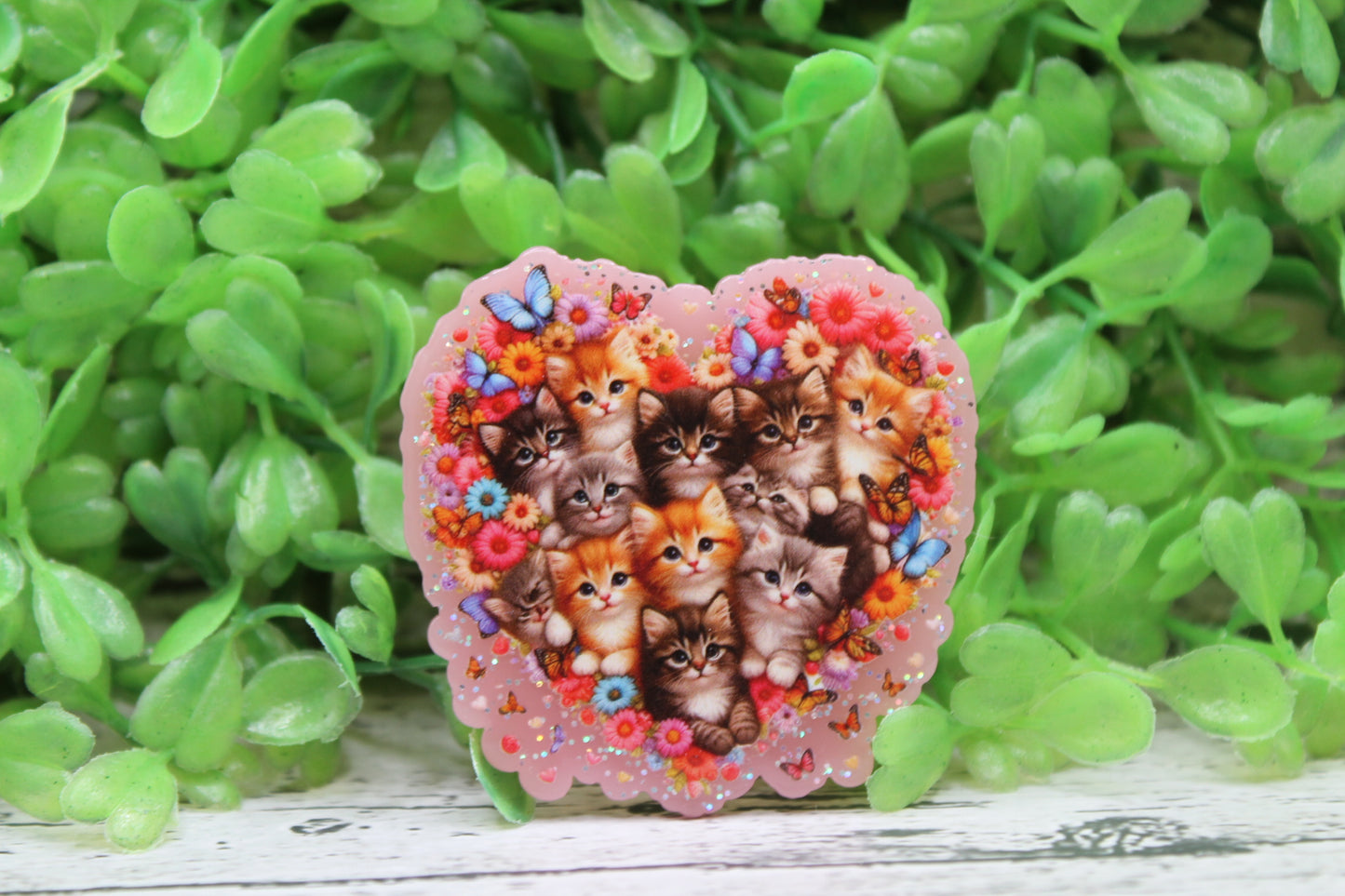 Kitten Heart Badge Reel